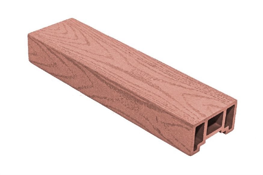 Перила из ДПК АЙ-ТЕХПЛАСТ терракотового цвета купить в Краснодаре