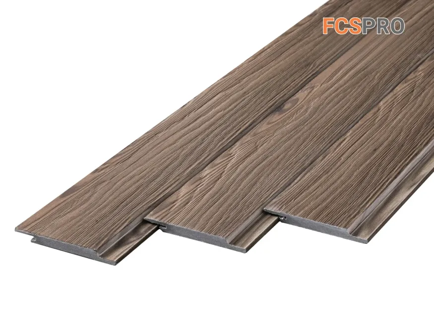 Фиброцементный сайдинг FCSPRO Click Shtil Лиственница в масле купить в Краснодаре