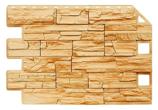 Фасадная панель Royal Stone, Скалистый камень, Буффало. купить в Краснодаре