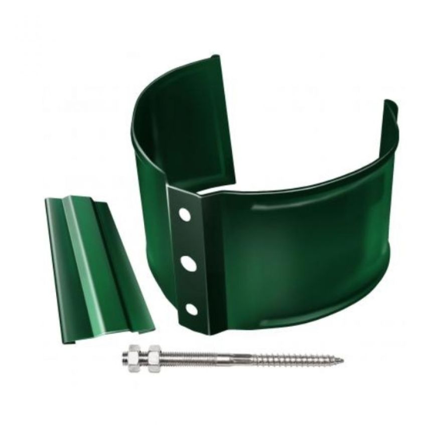Кронштейн для трубы на кирпич, Grand Line, Зеленый (RAL 6005) купить в Краснодаре