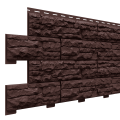 Фасадные панели Доломит, Скалистый риф премиум, Цвет Каштан купить в Краснодаре