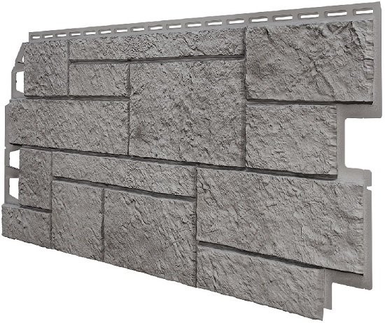 Фасадная панель VOX Sandstone (Сандстоун) светло-серого цвета купить в Краснодаре