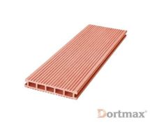 Террасная доска DПК VELVET BAROCCO в цвете Терракот