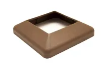 Крышка нижняя ПВХ для столба 100х100 Deckart Шоколад