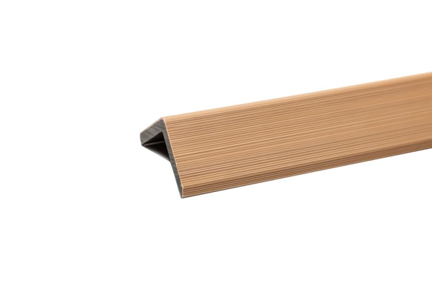 Уголок торцевой Ecodecking Скай коэкструзия Бук купить в Краснодаре