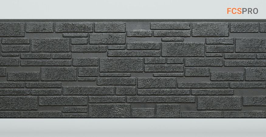 Фиброцементные панели FCS Simple АА1 (под камень) купить в Краснодаре