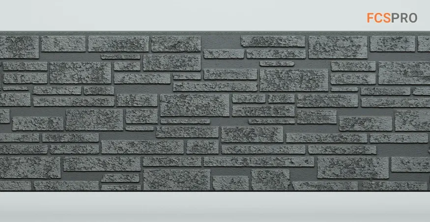 Фиброцементные панели FCS Simple АА1 (под камень) купить в Краснодаре