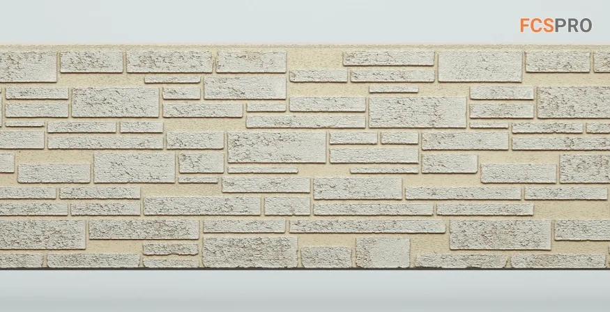 Фиброцементные панели FCS Simple АА1 (под камень) купить в Краснодаре