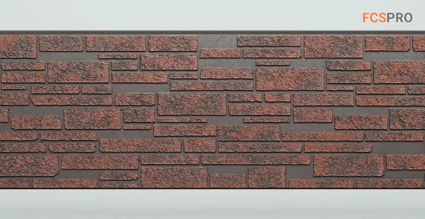 Фиброцементные панели FCS Simple АА1 (под камень) купить в Краснодаре