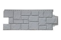 Фасадные панели Grand Line, Крупный камень Classic, Серый