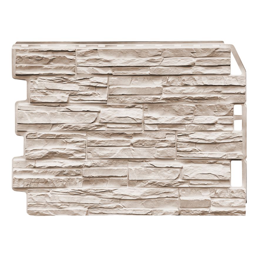 Фасадная панель FineBer Скол, Светло-бежевый купить в Краснодаре