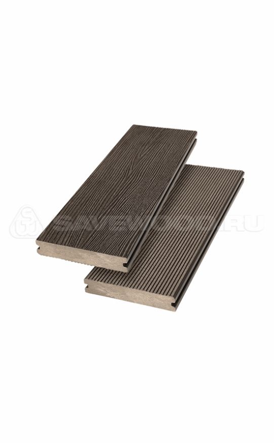 Террасная доска ДПК SaveWood, SW Abies (R), Темно-коричневый купить в Краснодаре