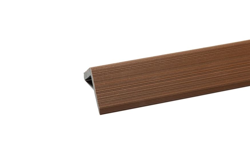 Уголок торцевой Ecodecking Скай коэкструзия Тик купить в Краснодаре