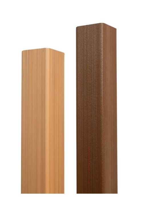 Уголок торцевой Ecodecking Скай коэкструзия Тик купить в Краснодаре