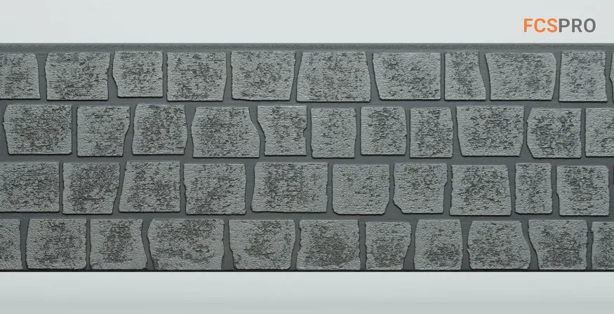 Фиброцементные панели FCS Simple АА2 (под камень) купить в Краснодаре