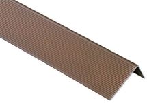 Угол алюминиевый завершающий KRONEX 51,5x30x3000 мм, коричневый