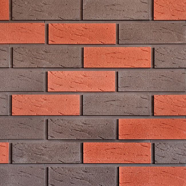 Фасадная плитка Кирисс Фасад, Двухцветный клинкерный кирпич №5. купить в Краснодаре