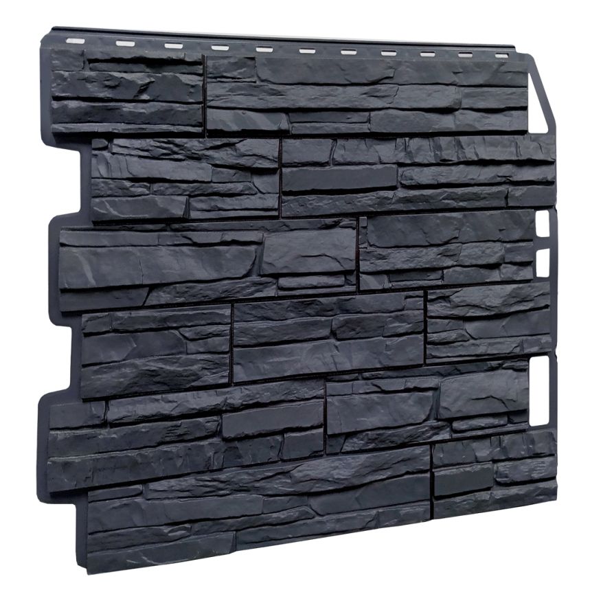 Фасадная панель FineBer Скол, Асфальт купить в Краснодаре