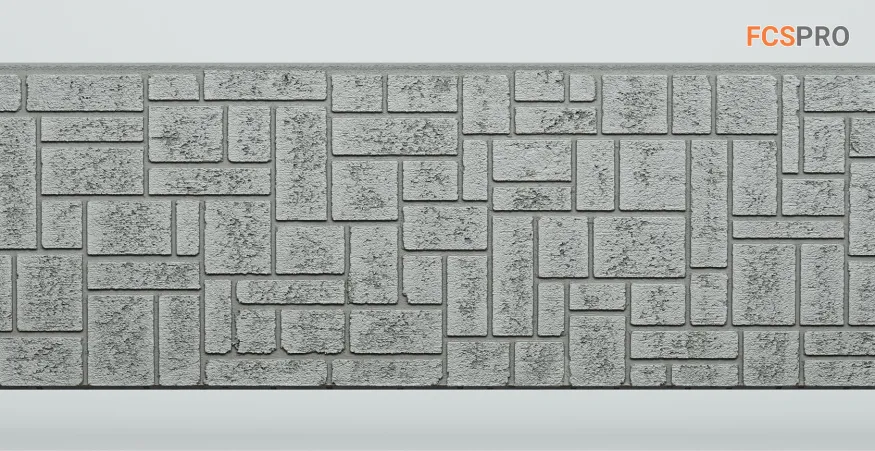 Фиброцементные панели FCS Simple АА5 (под камень) купить в Краснодаре