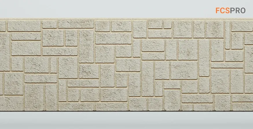 Фиброцементные панели FCS Simple АА5 (под камень) купить в Краснодаре