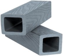 Балясина из ДПК Polivan SINGARAJA с 3D текстурой дерева, серый цвет.