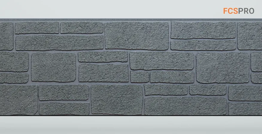 Фиброцементные панели FCS Simple АА6 (под камень) купить в Краснодаре