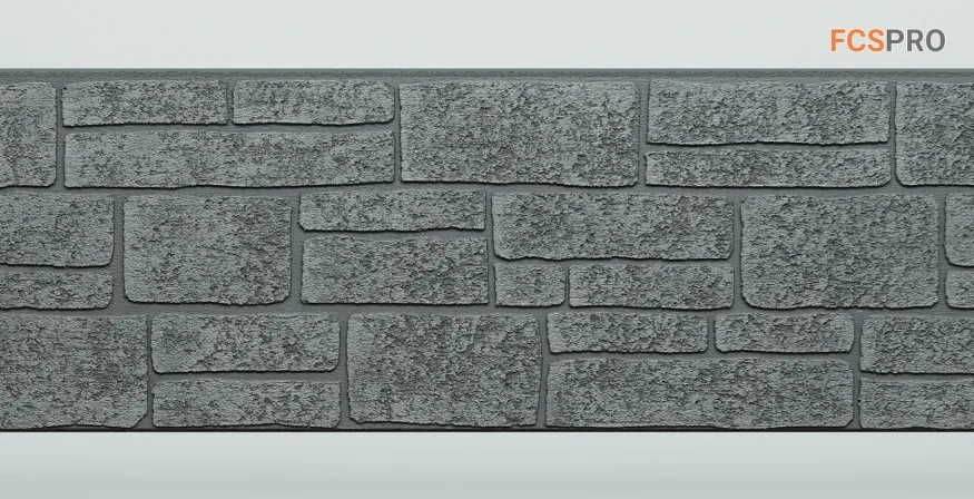 Фиброцементные панели FCS Simple АА6 (под камень) купить в Краснодаре