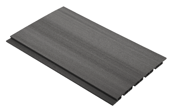 Фасадная панель GRINDERDECO, ДПК, двухсторонняя, цвет Серый базальт купить в Краснодаре