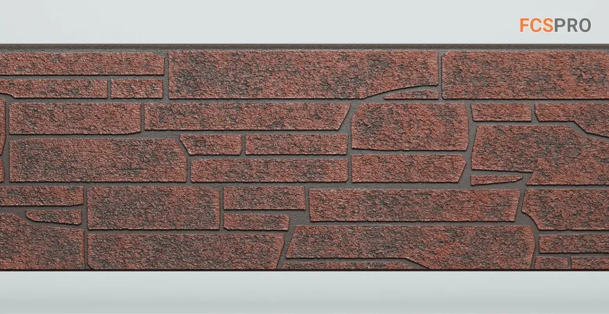 Фиброцементные панели FCS Simple АА7 (под камень) купить в Краснодаре