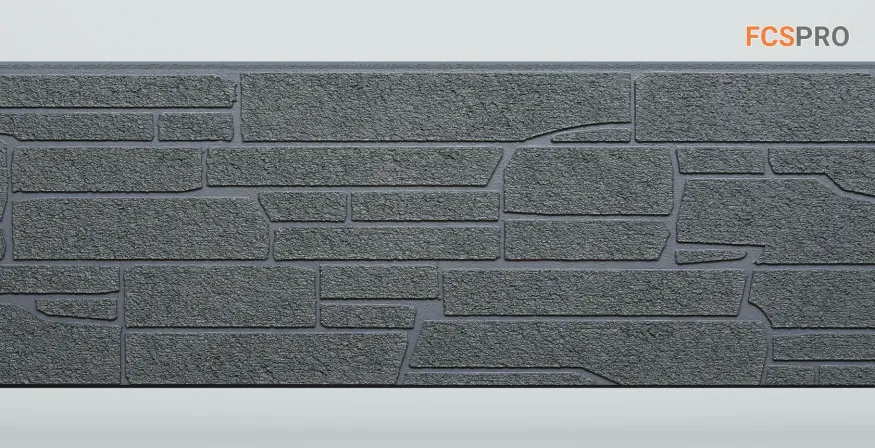 Фиброцементные панели FCS Simple АА7 (под камень) купить в Краснодаре