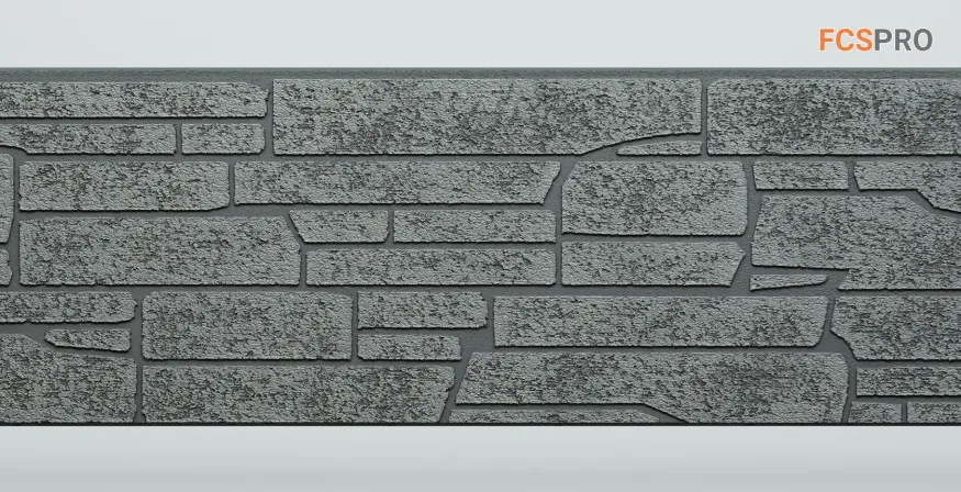 Фиброцементные панели FCS Simple АА7 (под камень) купить в Краснодаре