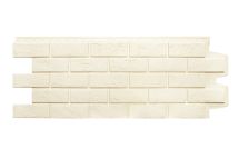 Фасадная панель Grand Line, Состаренный кирпич Classic, Молочный