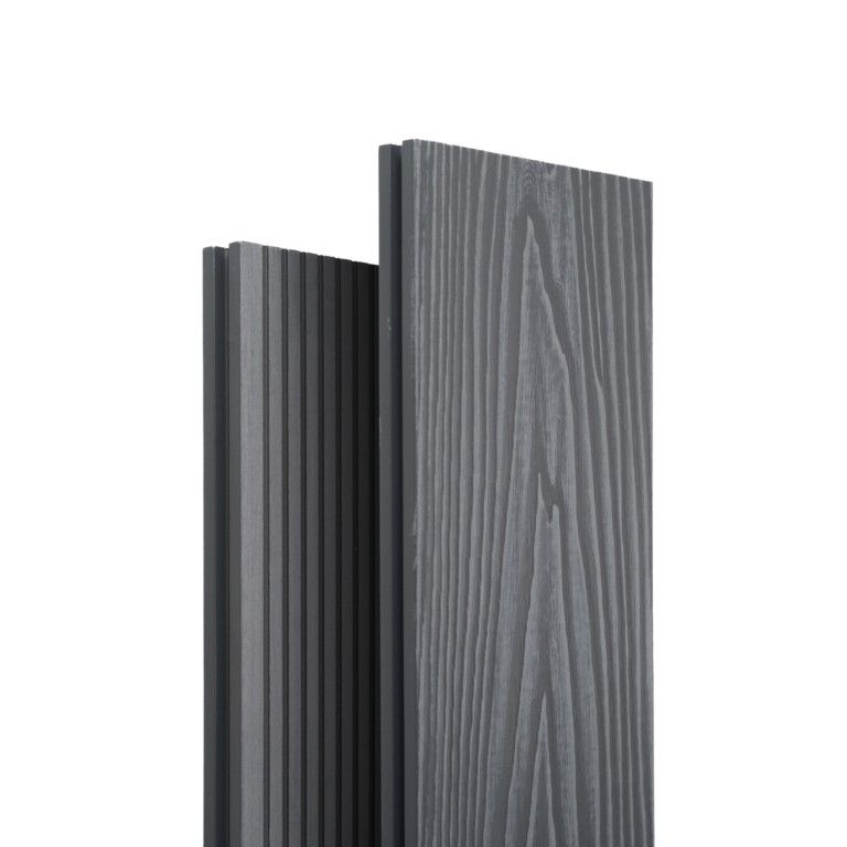 Террасная доска Экодекинг Топ, Серый купить в Краснодаре