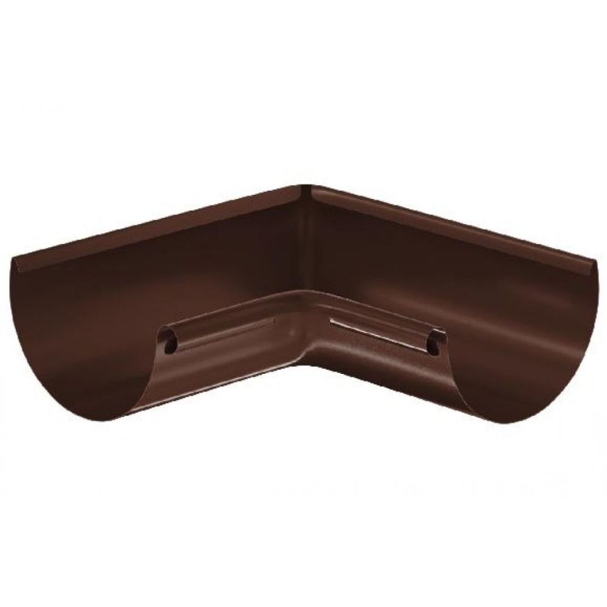 Внутренний угол желоба 90° Aquasystem, коричневый RAL 8017, 125/90 купить в Краснодаре