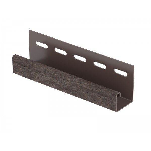 J-планка Ю-пласт Стоун Хаус Кирпич, Коричневый купить в Краснодаре