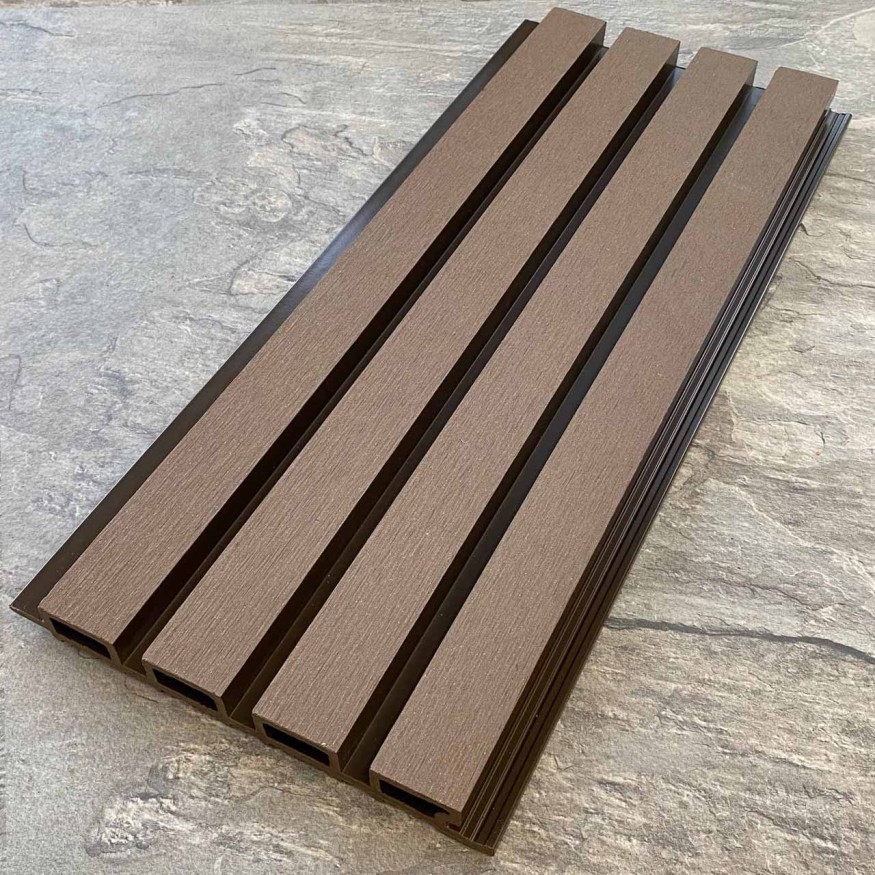 Фасадная реечная панель EasyDecking, Wood-X, Венге купить в Краснодаре