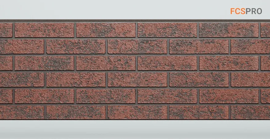 Фиброцементные панели FCS Simple АА9 (под кирпич) купить в Краснодаре