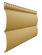 Виниловый сайдинг Docke, Блок-Хаус D4.7T, Карамель