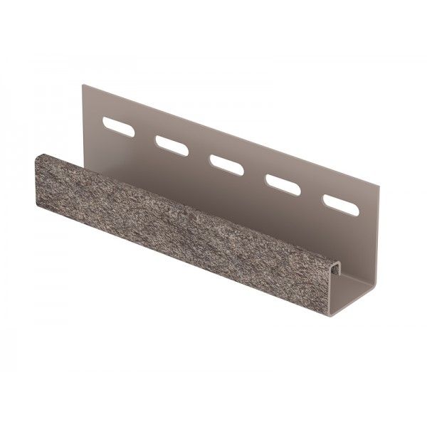 J-планка Ю-Пласт Стоун Хаус Сланец, Бежевый купить в Краснодаре