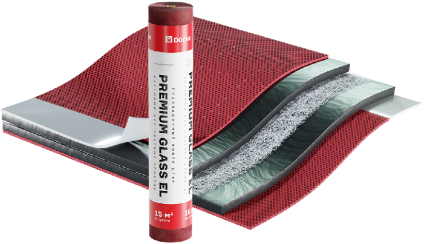 Подкладочный ковер Docke Premium Glass EL, 15 м купить в Краснодаре