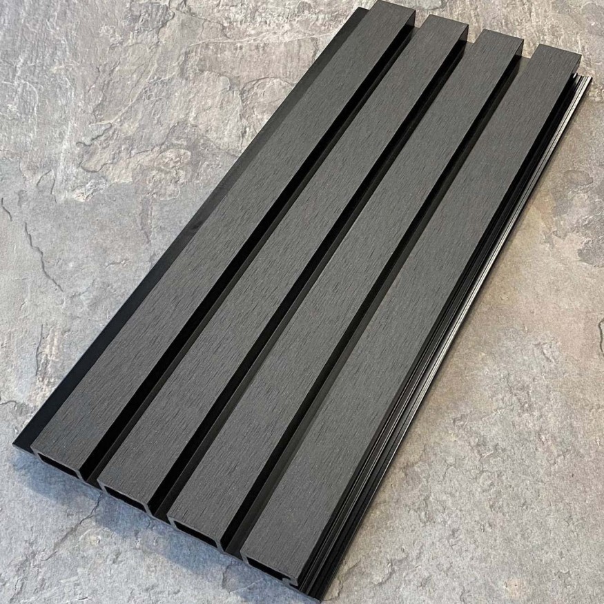 Фасадная реечная панель EasyDecking, Wood-X, Черное дерево купить в Краснодаре