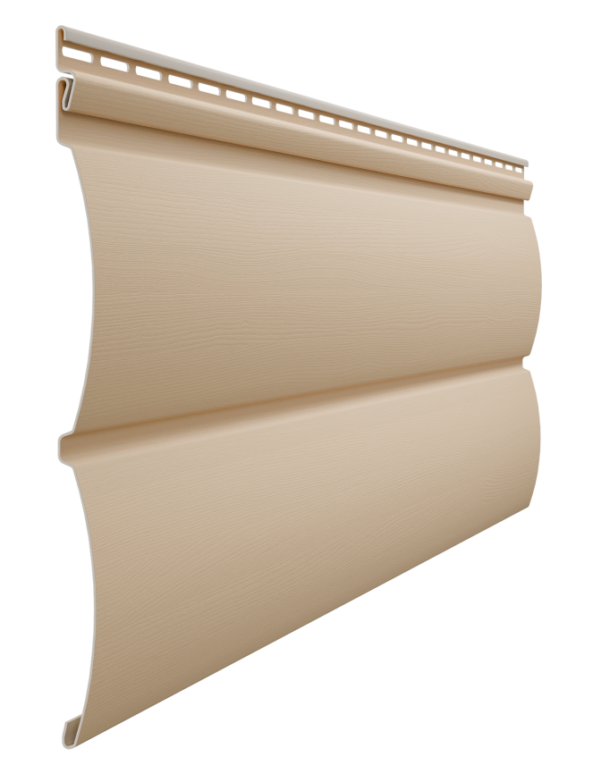 Виниловый сайдинг Docke Блок-Хаус D4.7T, Крем-брюле купить в Краснодаре