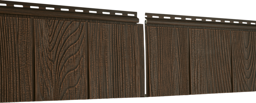 Фасадная панель Ю-Пласт Hokla S-Lock Щепа, Каштановый купить в Краснодаре