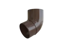 Колено трубы 67°, Альта-Профиль, Элит Коричневый