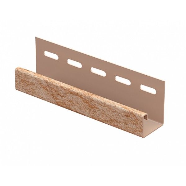 J-планка Ю-Пласт, Стоун Хаус Камень, Золотистый купить в Краснодаре