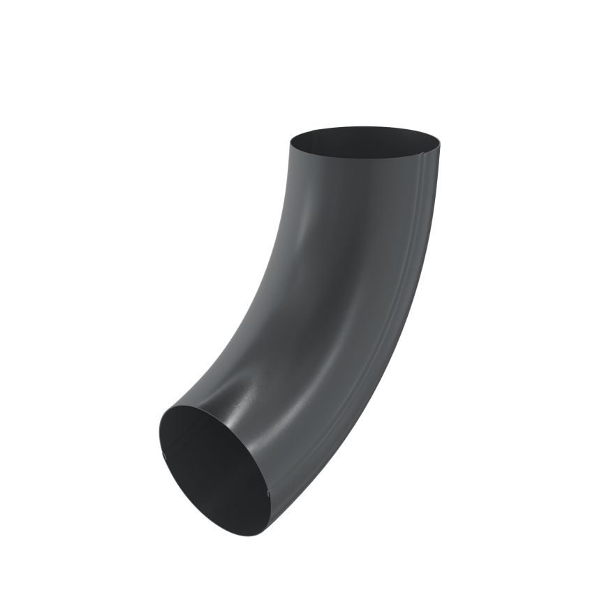 Колено универсальное Aquasystem, RAL 7024 Тёмно-серый 125/90 купить в Краснодаре