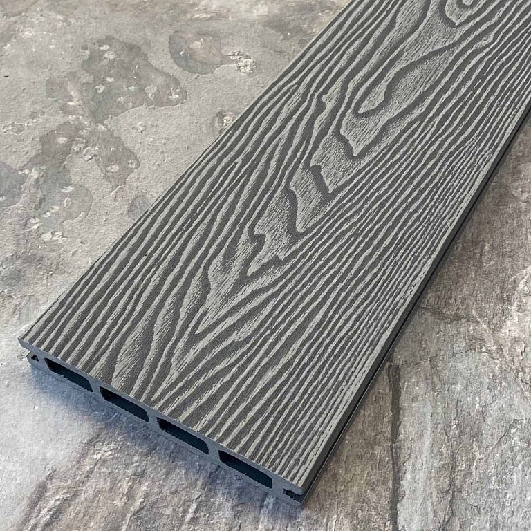 Террасная доска ДПК EasyDecking, Wood-X, Серый купить в Краснодаре