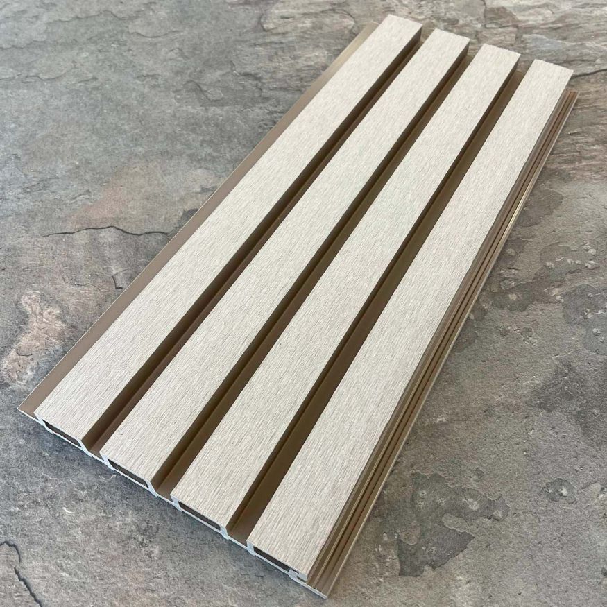 Фасадная реечная панель EasyDecking, Wood-X, Бежевый купить в Краснодаре