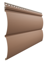 Виниловый сайдинг Docke Блок-Хаус D4.7T, Капучино