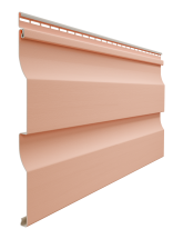 Виниловый сайдинг Docke, Корабельный брус D4.5D, Персик